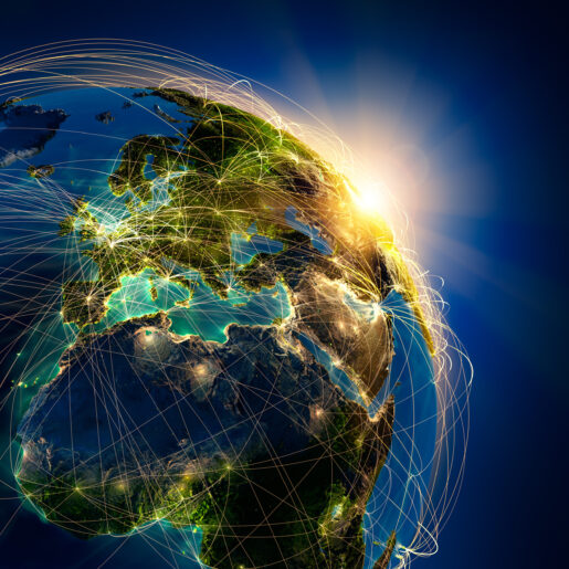 World at night
