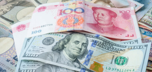 An image of multiple currencies.